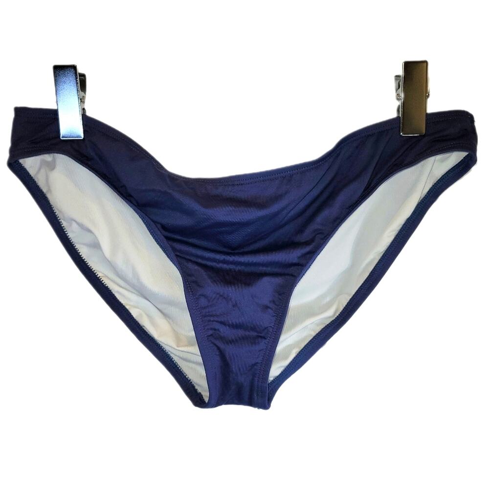 Carve Designs Bikini 2‎ Piece Swimsuit Underwire XL 36DD D XL Navy Pink Chevron - Picture 4 of 16